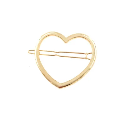 Fashion Multi-style Simple love Hair Clip Pin Metal Geometric Alloy Hairband Moon  Hairgrip Barrette GirlsWoman Hair Accessorie