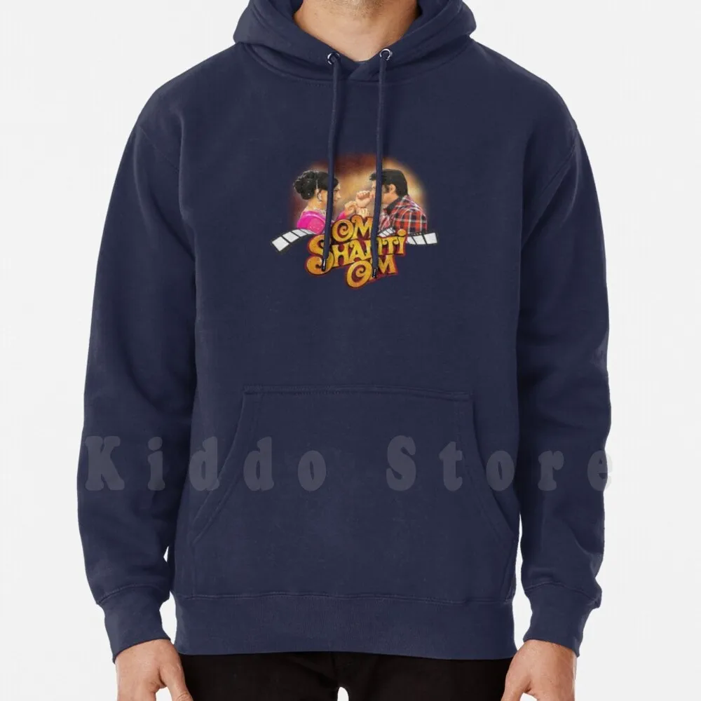 Shahrukh Khan Vintage Design-Om Shanti Om Hoodies Long Sleeve Srk Shahrukh Khan Bollywood Salman Khan India