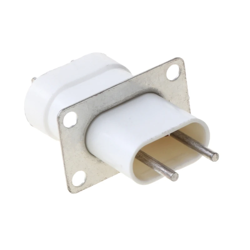 Home Electronic Microwave Oven Magnetron Filament 4 Pin Socket Converter White Dropshipping