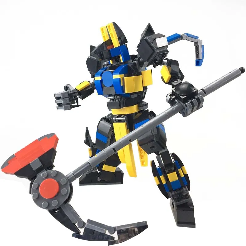 

530PCS Anubis Mini Building Blocks 19cm Anime Figure Model Toys Action Figure Cartoon Figure Dolls Toys For Children