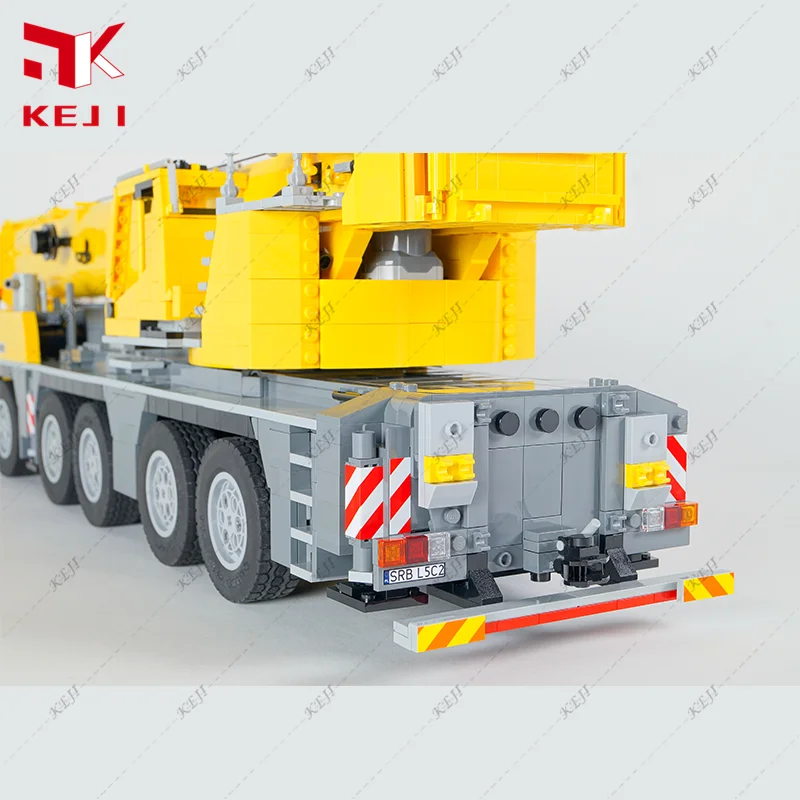 KEJI MOC-57421 Liebherr LTM1250 Remote Control Crane Building Blocks Bricks Kits Mobile Model Toys Boy Christmas Gifts