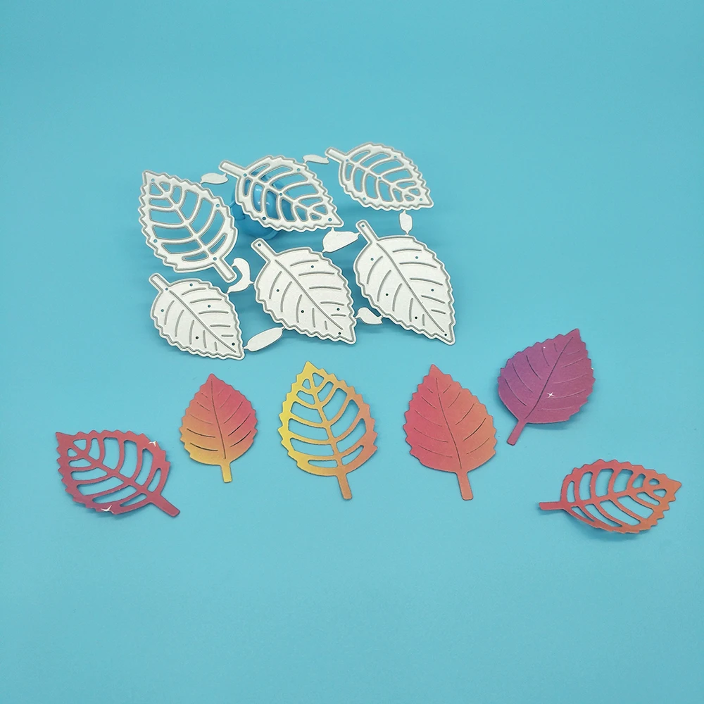 

Beautiful leaves 6 leaves, hollow leaves metal cutting mold, scrapbook, photo album decoration, DIY handmade art