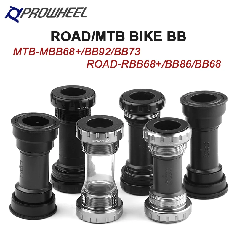 PROWHEEL BB68 BB73 PW-MBB68 Road MTB Mountain Bicycle Bottom Brackets 24MM BB 68/73mm Bike Bottom Bracket for SRAM GXP Crankset