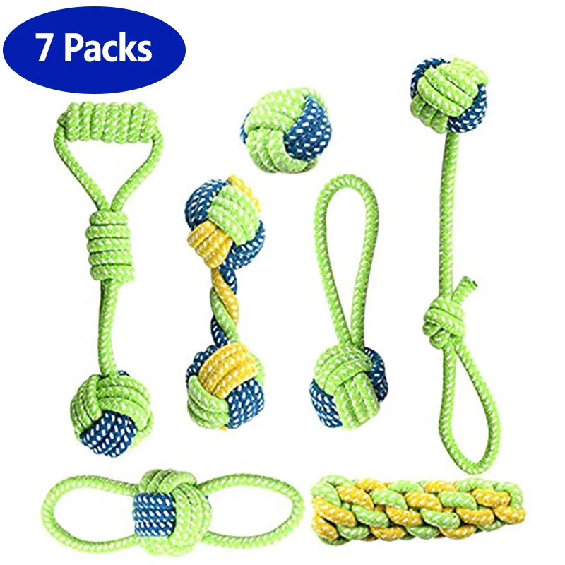 Dog Toys for Large Dogs Teeth Clean Dog Rope Chew Toys Interactive Dog Toy for Small Dogs Accessories Labrador Chihuahua Pets