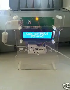 DIY Portable Handheld Air PM2.5 0.3um 2.5um Unit Tester Meter Sharp GP2Y1010AU