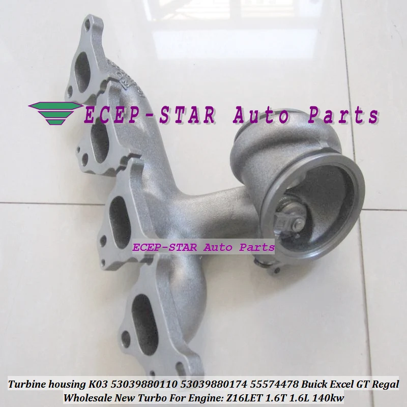 Turbine housing K03 174 53039880174 53039700174 5304-970-0174 5304-988-0174 5304 970 0174 5304 988 0174 Z16LET 1.6T 1.6L