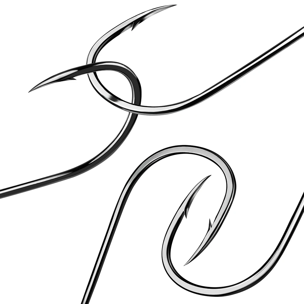 PROBEROS Fishing Hook 8299 Octopus Series HC-72A High-carbon steel fishhook Saltwater Bass 1/0#-6/0# Hook
