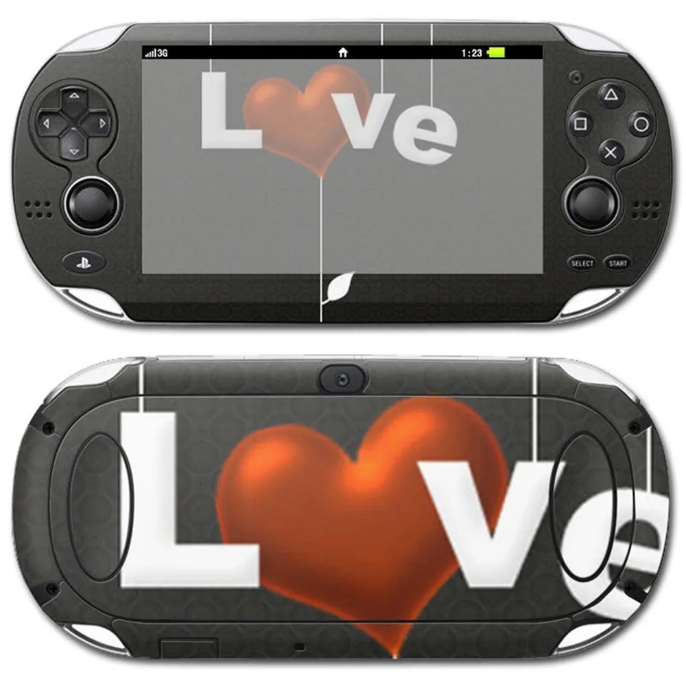 Design Waterproof Games Accessories Vinyl Decal for PS vita 1000 Skin Sticker