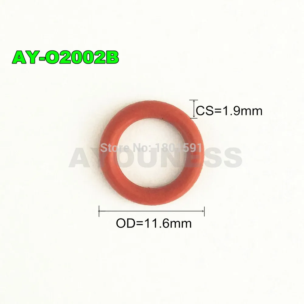 free shipping 200pieces fuel injector upper oring 7.8*1.9mm rubber seals for toyota mazda repair kits  ASNU17  (AY-O2002B)