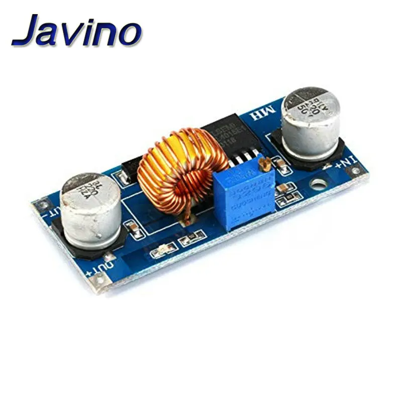 5A XL4015 DC-DC 4-38V to 1.25-36V 24V 12V 9V 5V Step Down Adjustable Power Supply Module LED Lithium Charger With Heat Sink diy