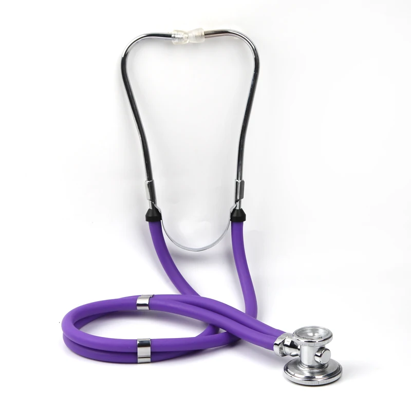 

Professional Double Head Double Tube Medical Stethoscope Multifunctional Long Soft Tube Stethoscope 6 colors Medical Device