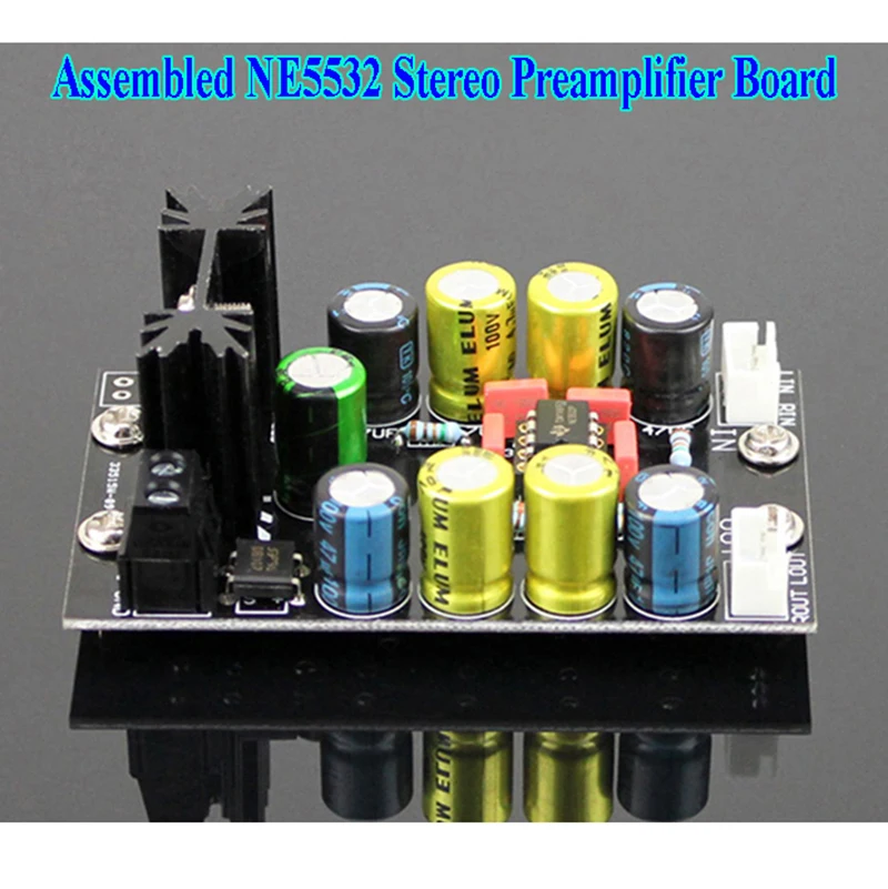 Assembled NE5532 Stereo Audio Preamplifier Preamp Amplifier Board Module