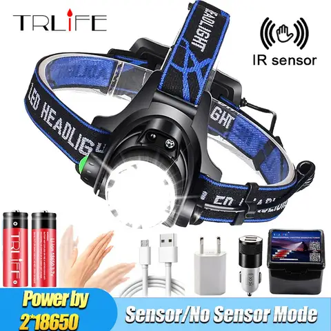 15000LM LED Headlamp with Zoom TRLIFE