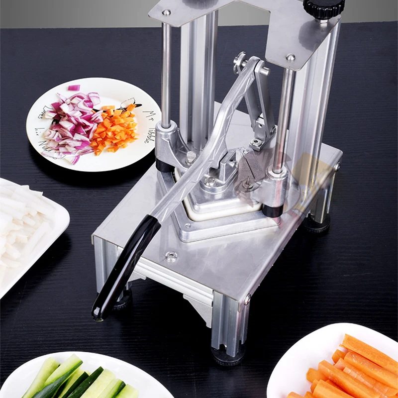 Rebanador multifuncional de pepino y patatas, rebanador de frutas y verduras vertical de acero inoxidable para el hogar, QTJ-J0O2XF