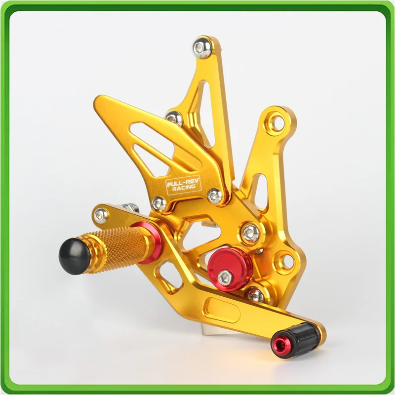 Adjustable Rearsets Rear set Foot pegs footrest Pedal For Kawasaki Z 1000 Z1000 2010 2011 2012 2013 2014 2015 2016 2017 Gold