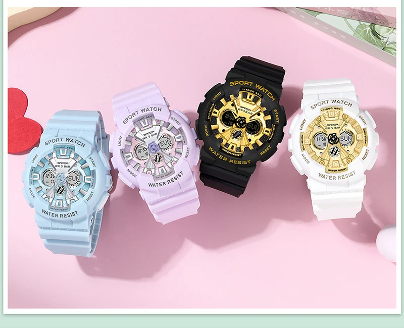 Women's LED Digital Sports Watch description 31