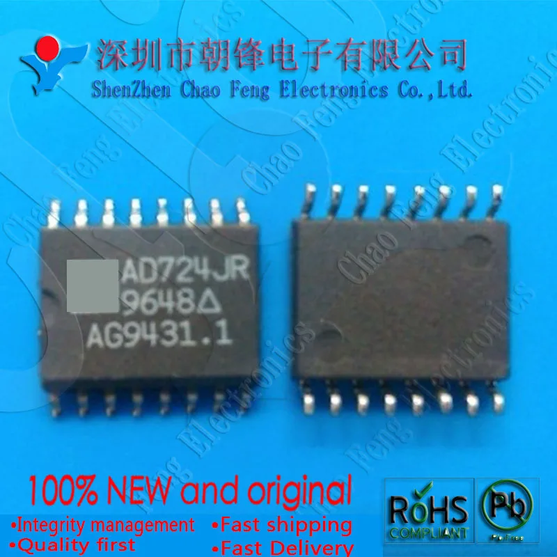 10 قطعة AD724JR AD724 SOP16 جديد الأصلي