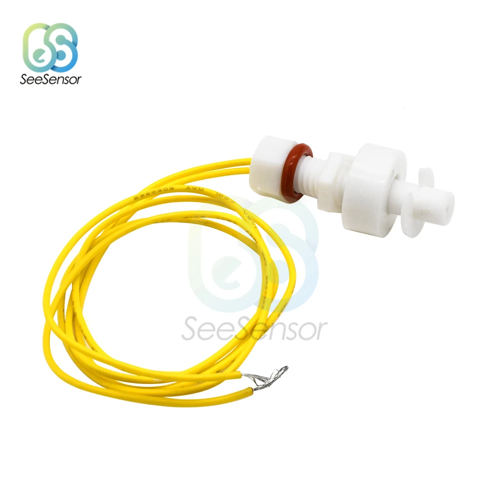 Normally Closed Low Pressure Float Switch ZP2508 Mini PP Tank Pool Water Liquid Level Sensor Vertical Float Switches 220V