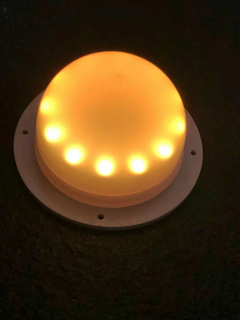 Base de lumière RGBW à piles, télécommande, étanche 5050SMD, module LED suspendu, meubles, rehausseur de lumière d'humeur sous la Table