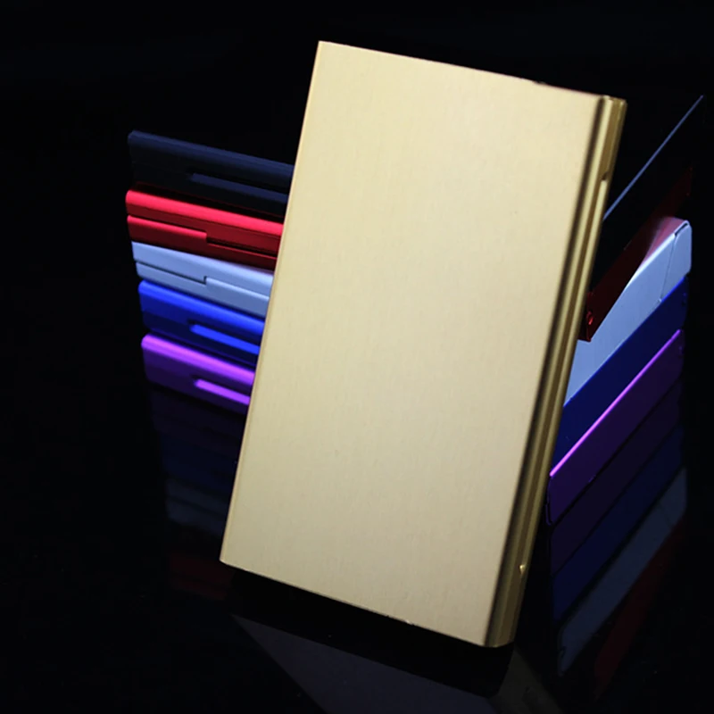 Thin Fashion Pipe Creative Personality Cigaret Case Slim Lady Metal Cigarette Case Cigarette Box