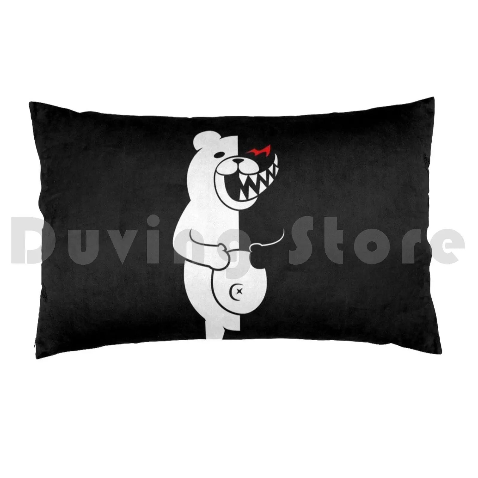 Monokuma Pillow Case Printed 50x75 Monokuma Anime Manga Danganronpa Dangan Ronpa Monobear Saitama