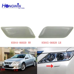 85045-06020 85044-06020 Front Bumper Headlight Headlamp Cleaning Washer Cap Cover Fits Toyota Camry Aurion 2011-2015