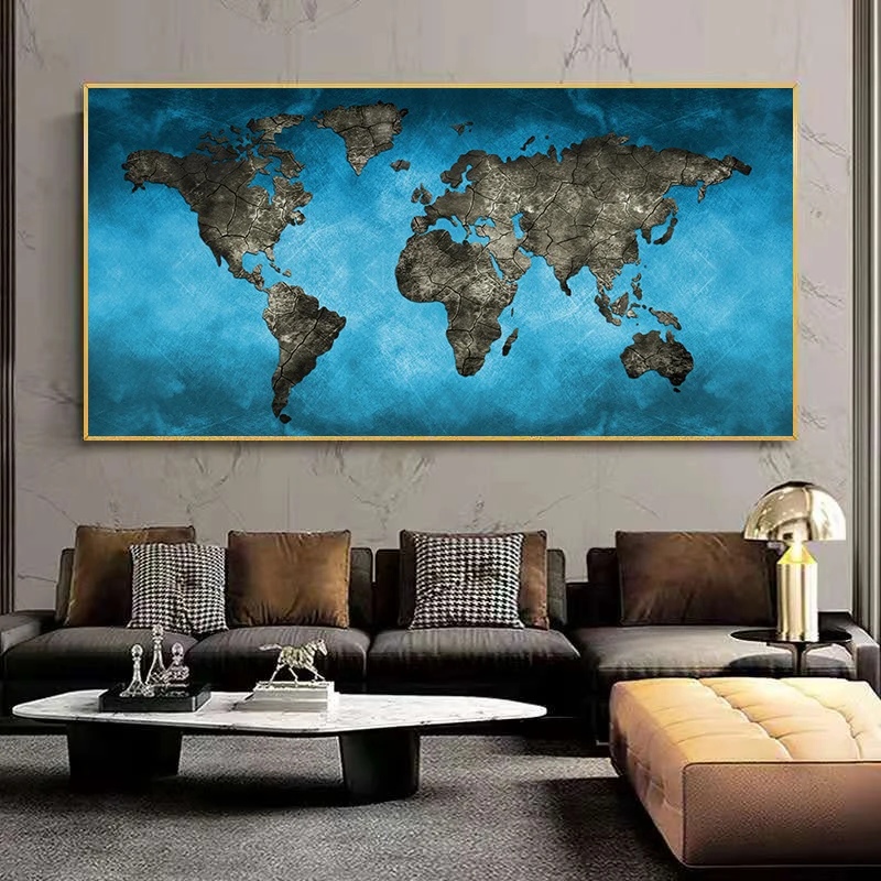 Map Canvas: La Scelta Perfetta per Decorare il Tuo Spazio con Arte e Stile
