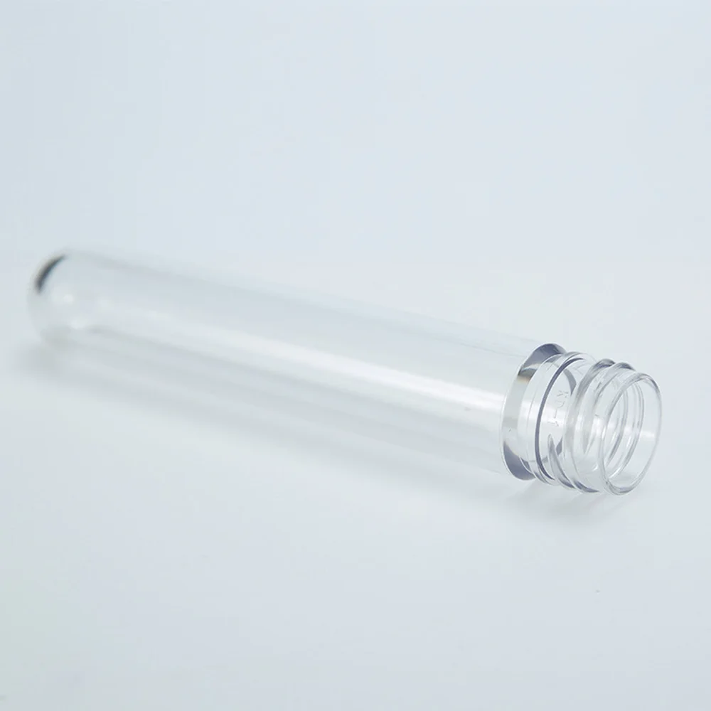 40ml Plastic Test Tubes Empty Mini Jar Metal Screw Cap Small Bottles Spice Storage Jar Containers Vial Test Tube Sub-bottling