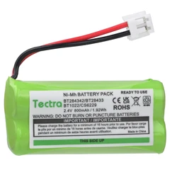 BT184342 Cordless Home Phone Battery Pack for VTech BT284342 BT18433 BT28433 CS6209 CS6219 CS6229 BT8001 BT8300 NI-MH battery