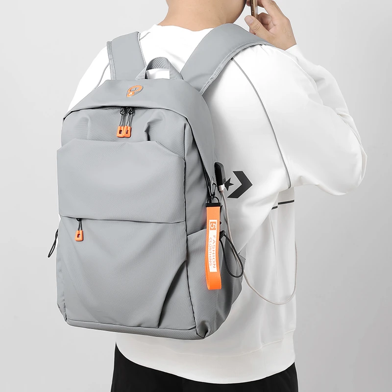 Men's Backpack Lightweight Laptop Bag Male Casual USB  Business Youth Travel Backbag Teenage Outdoor Sport Bag Student Schoolbag