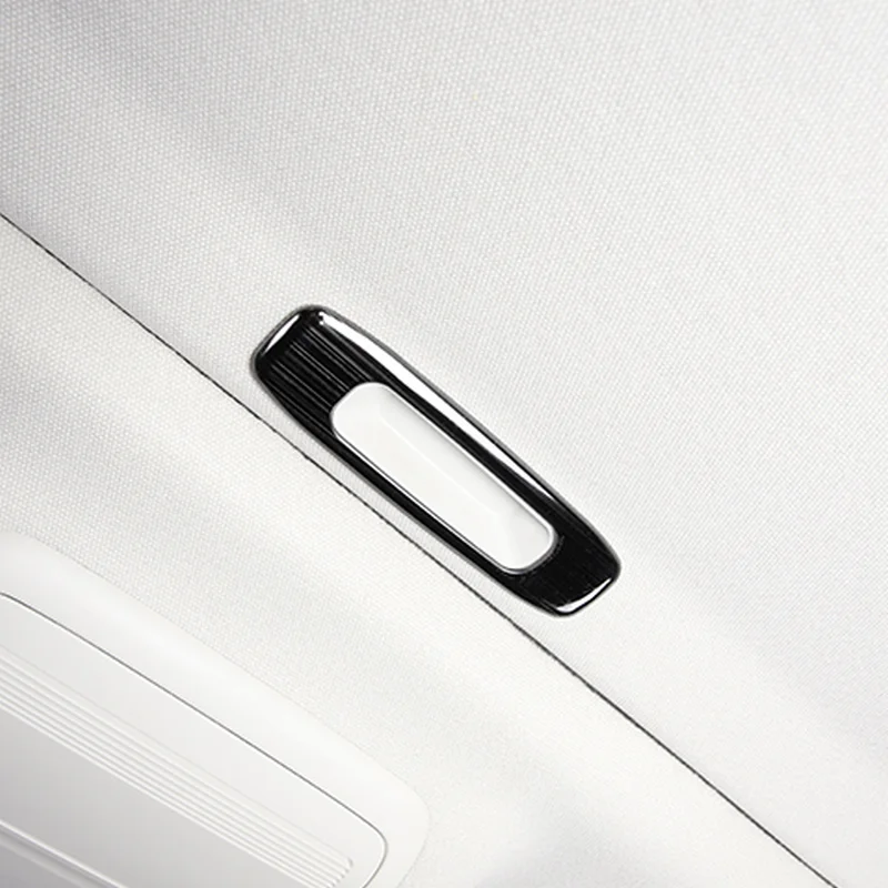 

SBTMY Car Stainless Steel Black Skylight Handle Cover Trim Sunroof Pull Button Sticker Accessories For Mazda CX-30 CX30 2020-21