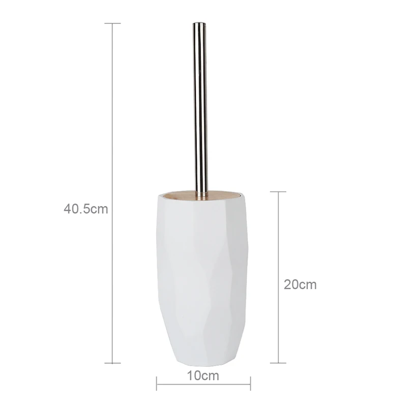 Irregular with Cover Resin Toilet Brush with Base Floor-standing Practical Cleaning Brushes Household Bathroom Accessories