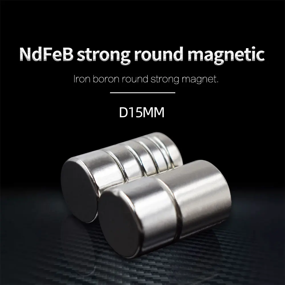 Neodymium magnet Rare Earth small Strong Round permanent  fridge Electromagnet NdFeB nickle magnetic DISC sheet