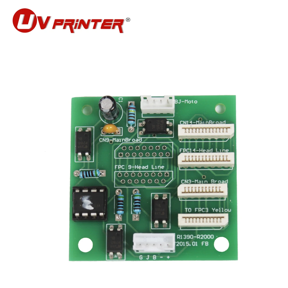 A3 UV Inkjet 3D Printer Square Small Motherboard Epson R1390/R1800/R1900/R2000 Paper Signal Shielding Adapter Board