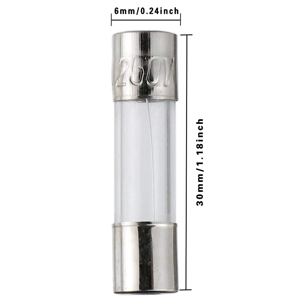 24 قيم 360 قطعة مجموعة متنوعة من الصمامات الزجاجية سريعة النفخ 5x20 مللي متر 250 فولت 0.25-20A 6x30 مللي متر 0.5-20A أمبير حزمة في صندوق بلاستيكي شفاف #5