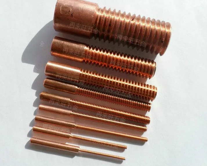 Copper Threaded Electrode Discharge upon College English America Manufacture Copper Screw M2 M2.5 M3 M4 M5 M6 -M20 M24