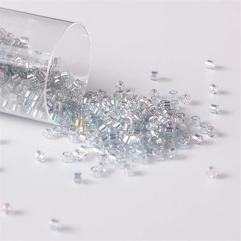 10g 2000 stücke JP Miyuki Delica Perlen Transparent Regenbogen Farbe Seed Perlen für Hand Schmuck Machen Armband Diy – Detail 3