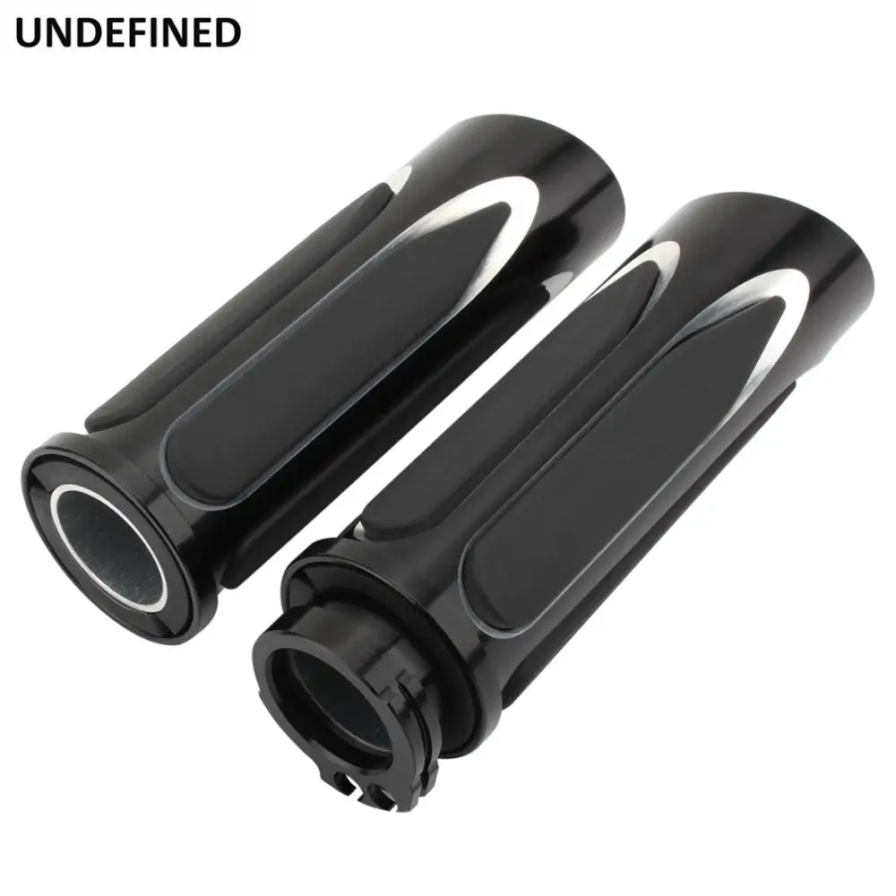 25mm Motorcycle Handle Grips CNC Soft Touch Comfort Handlebar Grip For Harley Touring Sportster 883 1200 XL Dyna Softail VRSC