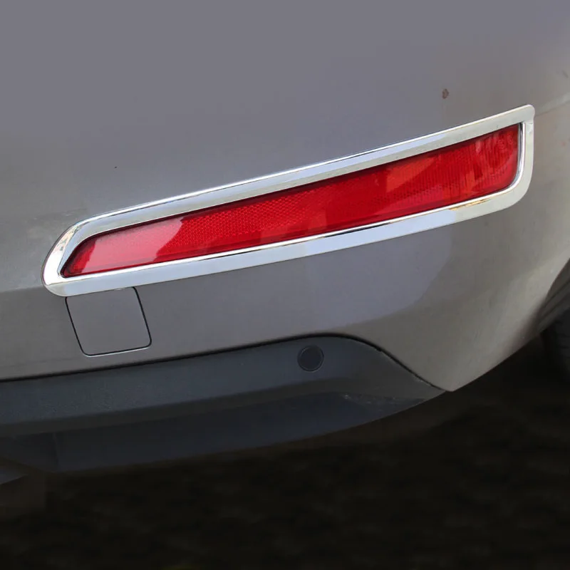 Vtear For Skoda Octavia A7 rear foglights cover body Exterior Chromium decoration car-styling accessory products part 15-17