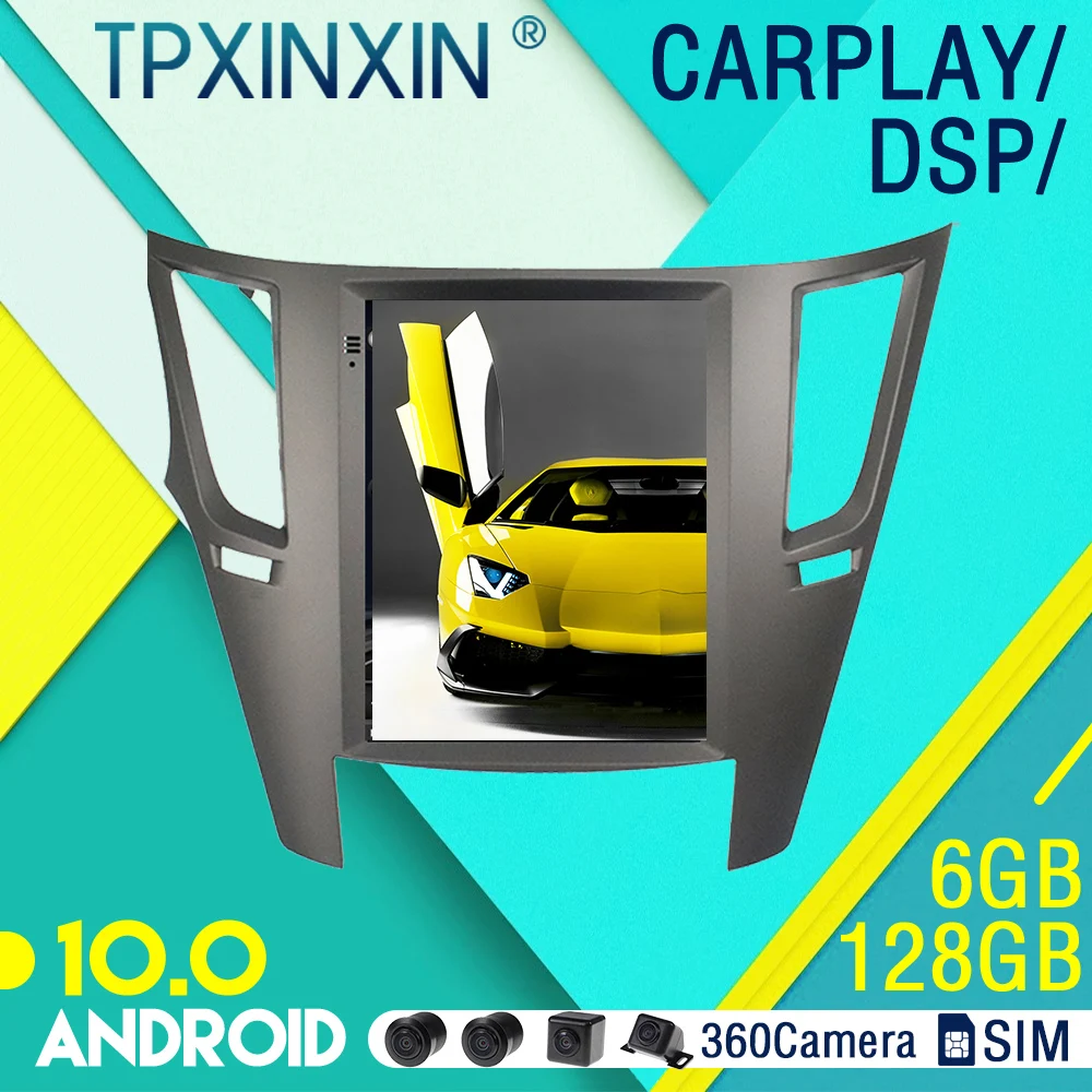 10.0 For Subaru Outback 4 BR Legacy5 09-14 Android Car Stereo Radio Vertical Screen Radio Player Car GPS Navigation Head Unit