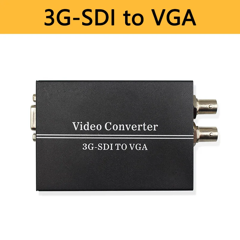 

SDI TO VGA Converter BNC HD 3G SDI to VGA 1080P+ Audio Scaler Converter SMPTE 425M 424M 292M DH