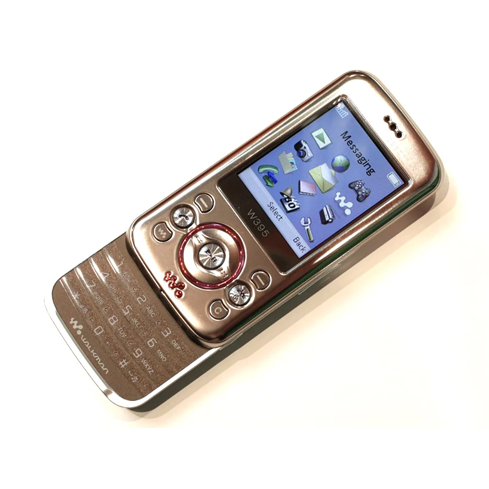 Imagem -02 - Sony Ericsson Desbloqueado Celular W395 2g Celular 2.0-in Display 2mp Gsm 850 900 1800 1900 Rádio fm Bluetooth Original