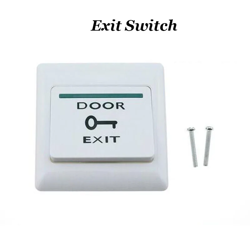 

Door Exit Switch Exit Push Button For 12V Electric Lock NO COM Door Open Switch Access Control Button