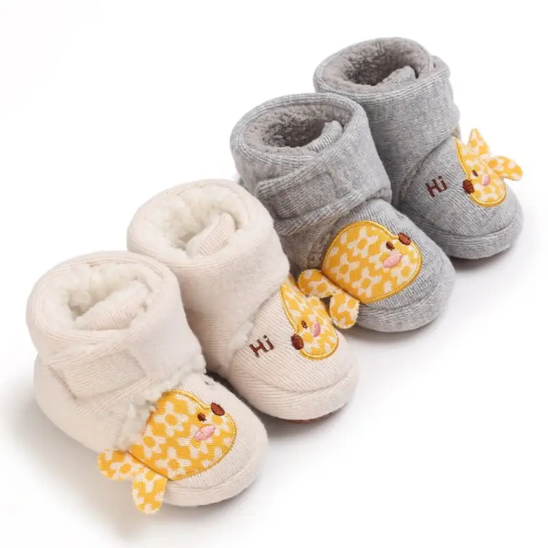 Baby Winter Cute Prewalker Shoes neonato neonato ragazzi stivali da passeggio scarpe da bambino accoglienti calde stivaletti morbidi in peluche