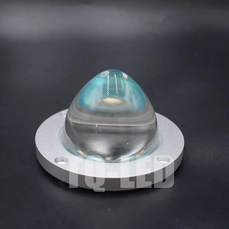 Lentes de vidrio óptico de 30 °, 66mm, 20W, 30W, 50W, 100W, 120W, Led de alta potencia, lámpara de foco de farola