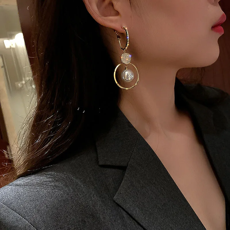 Women\'s Earrings Unusual Golden Drop Earrings for Women Geometric Metal Twisted Vintage Earrings 2021 Trendy Fashion Jewelry