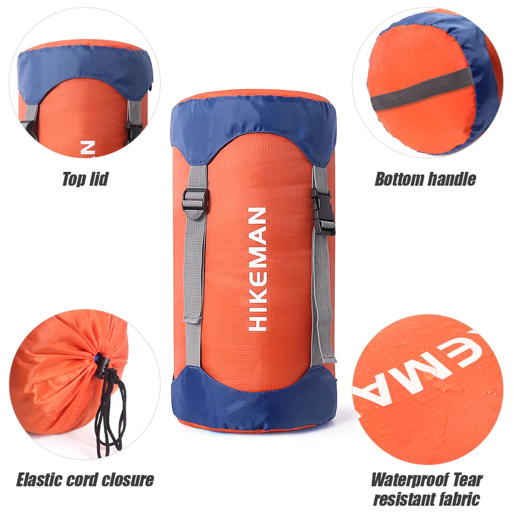 Compression Sack Sleeping Bag Stuff Sack Waterproof Ultralight Outdoor Storage Bag Space Saving Gear Camping Hiking Backpacking