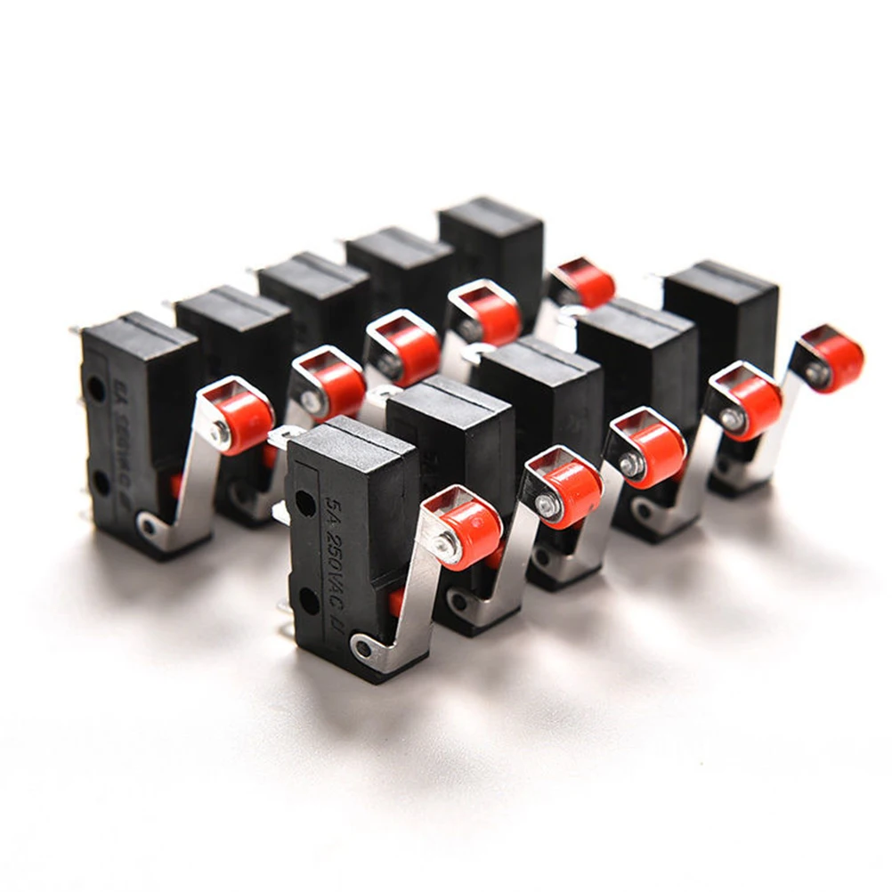 10 шт./компл. мини 3-контактный тактовый выключатель KW12-3 5A 250V круглый Ручка часы микропереключатель