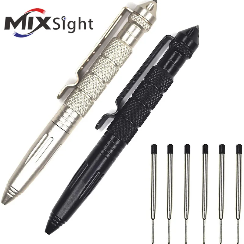 Z30 High Quality Pen Student Pen Tactical Pen Anti skid Portable Self Defense Pen Aluminum steel Glass Breaker Survival Kit Pens