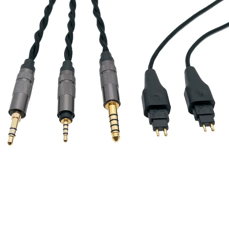 كابل سماعة الرأس 2.5 3.5 4.4 كابل التوازن لـ Sennheiser HD580 HD600 HD650 HD660s كابل الصوت 120 سنتيمتر 4.4/3.5/2.5 مللي متر التوصيل